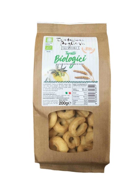 Taralli BIO with extra virgin olive oil - 200 gr