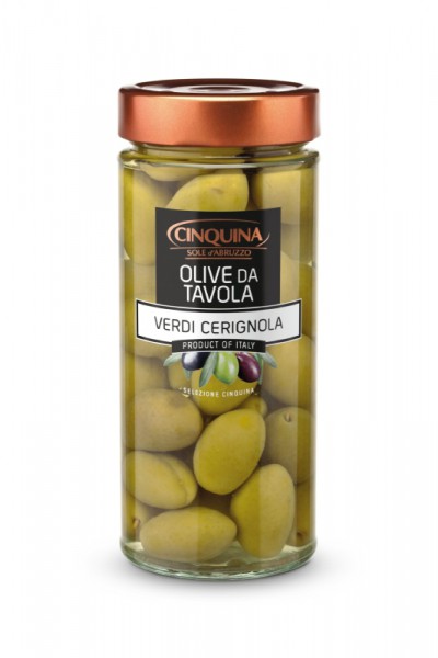 Olive da tavola Verdi Cerignola - 320 gr