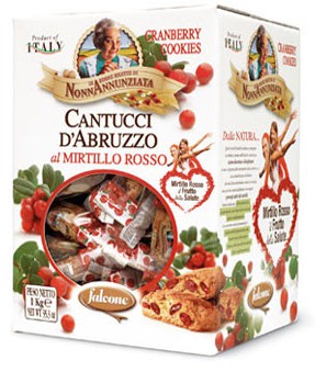 Cantucci D Abruzzo Al Mirtillo Rosso 1 Kg Italiatella