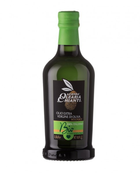 Natives Bio-Olivenöl extra aus 100% italienischen Oliven - 0,5 lt.