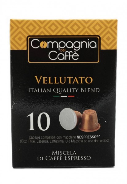 Coffee capsules &quot;Vellutato&quot; Compagnia del caffe&#039; - 10 pcs.