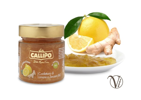 Organic Lemon and Ginger Jam Gr. 300